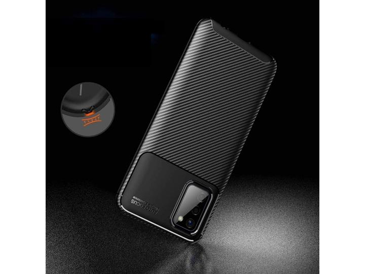 Produktbild Screenguard Samsung Galaxy A02s Hülle Carbon Design TPU Case (Samsung Galaxy A02s)