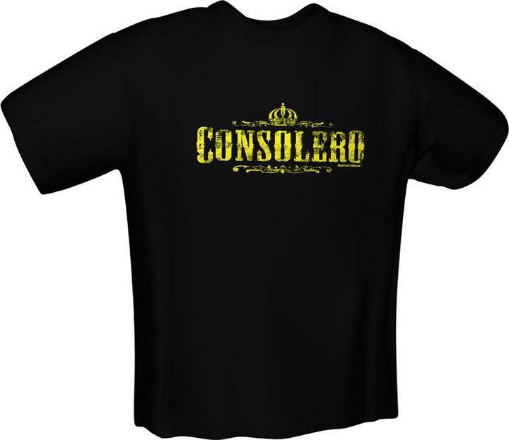 Produktbild GamersWear Sportswear, CONSOLERO T-Shirt, Schwarz (M) (5106-M) (M)