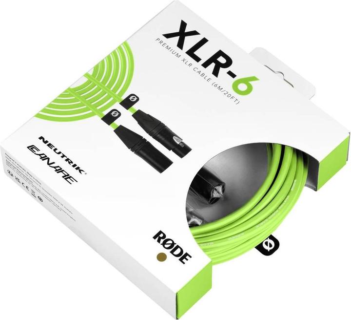 Produktbild RØDE XLR-6 Green (6 m, XLR)