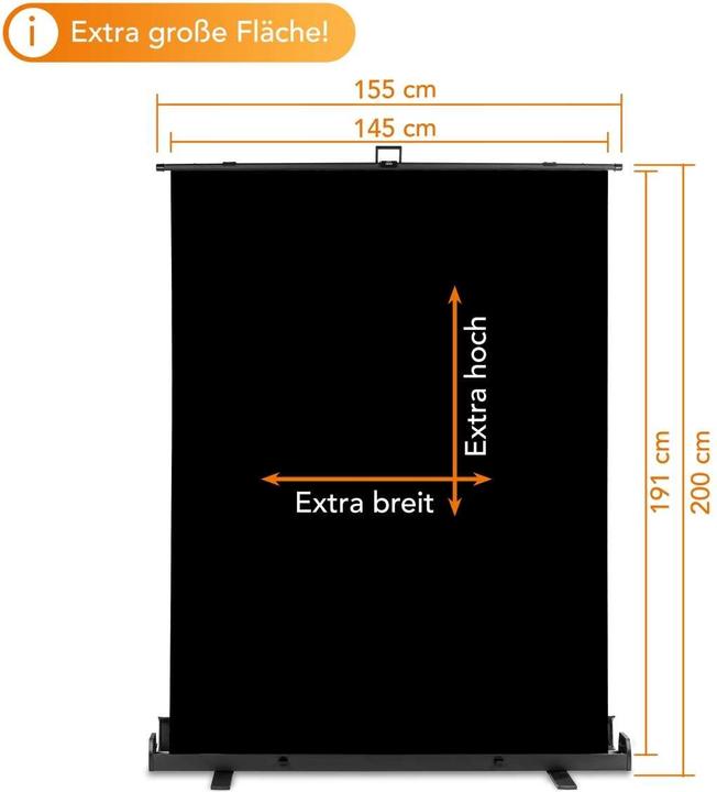 Actual product image Walimex pro pro roll-up panel (157 cm, 200 cm)