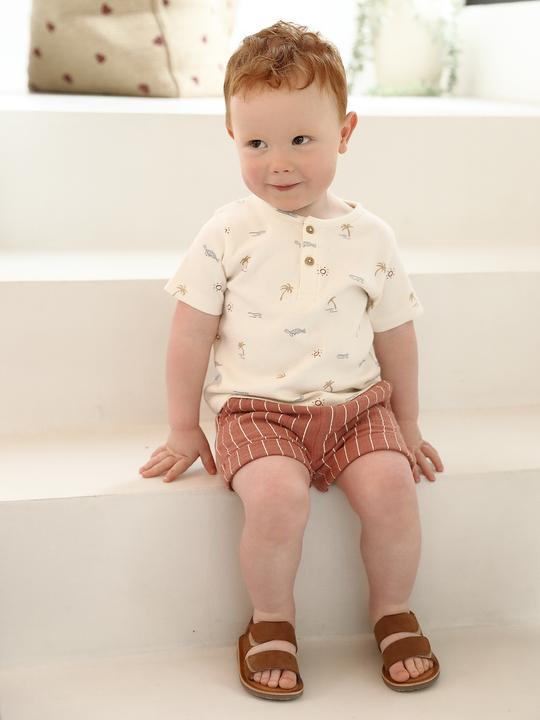 Produktbild Vertbaudet Weiche Baby Musselin-Shorts mit Streifen (80)