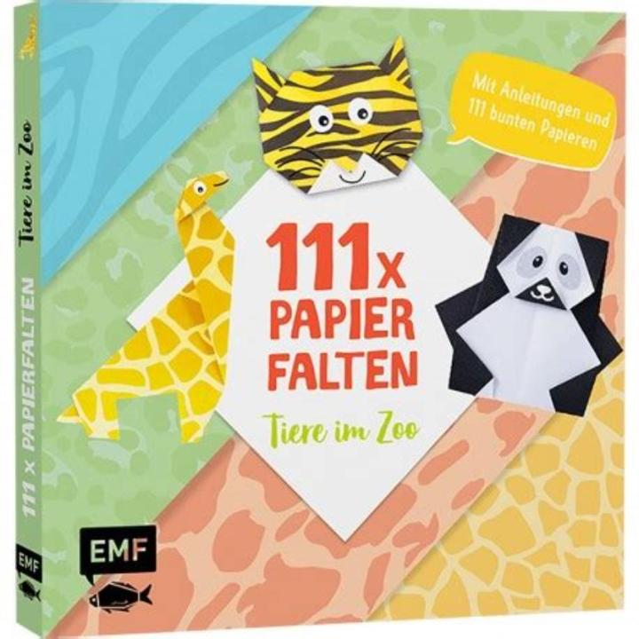 Actual product image 111 x paper folding - animals in the zoo