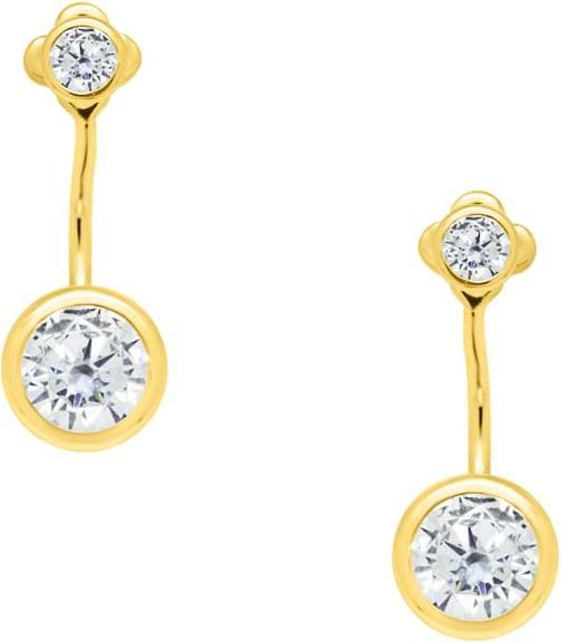 Candy Ohrstecker Lina, 925 Sterling Silber, vergoldet (18k vergoldet, 925 Sterling Silber)