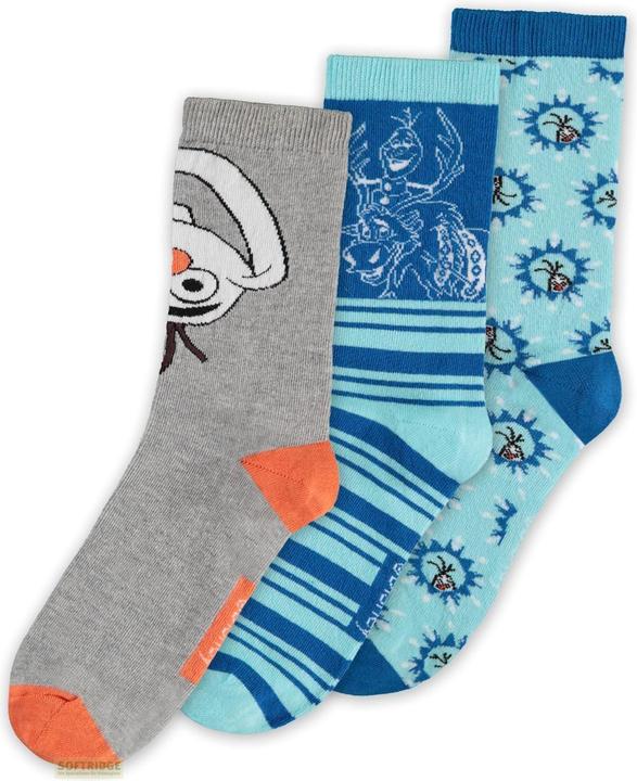 Difuzed Disney - Olaf - Crew Socks (3Pack) - 43/46 (3er Pack, 43, 46)
