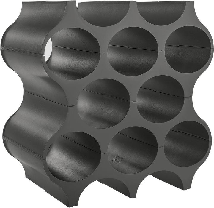 Image du produit Koziol Porte-bouteilles SET-UP Deep Grey (24 x 36 x 37 cm, 10 Fl.)