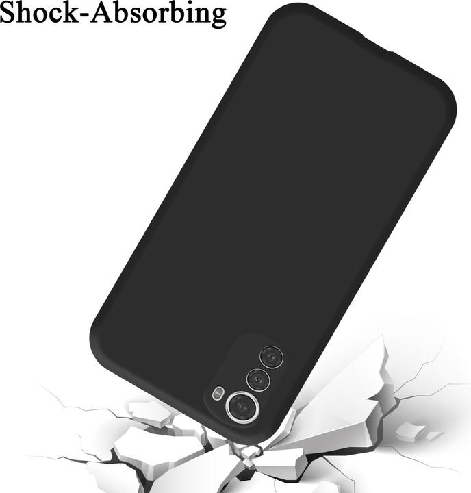 Actual product image Cadorabo TPU Liquid Silicone Case Cover for Motorola MOTO E32 4G / E32S (Motorola Moto E32s)