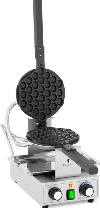 Produktbild Royal Catering Bubble Waffeleisen Waffeln Maker Waffle Eierwaffeln Kuchen 1.400 Watt 50 - 250°C