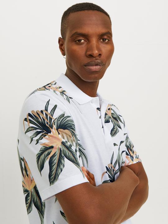 Actual product image Jack & Jones All Over Print Polo T-shirt (S)