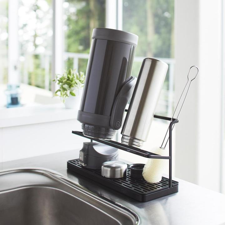 Actual product image Yamazaki Drying rack Drinking bottles