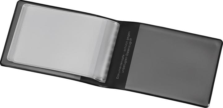 Immagine prodotto Veloflex Copri carte d'identità Document Safe® 6 Materiale: PVC, pellicola speciale Colore: nero (1 x)