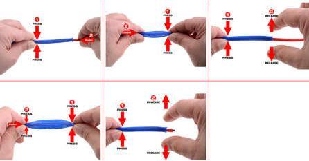 Produktbild G-Force Kabel-SchutzhÃ¼lse - Geflochten - 6mm - Neon GrÃ¼n - 1m (100 cm)