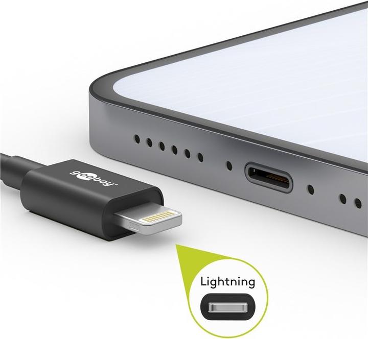 Produktbild Goobay Lightning - USB-C Kabel (1 m, USB 2.0)