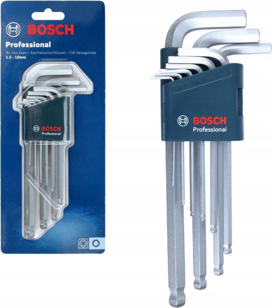 Image du produit Bosch Professional Jeu de tournevis d'angle Hex 9pcs.