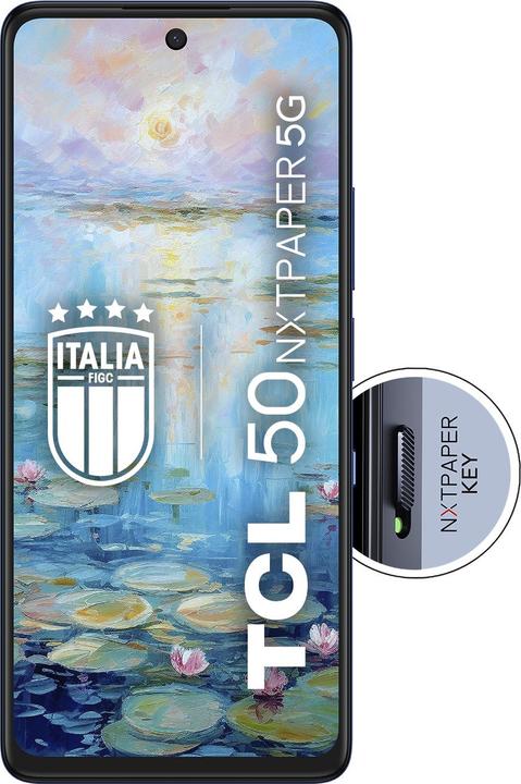Actual product image TCL 50 Nxtpaper 5G 8Gb 256Gb 6.78" (256 GB, Midnight Blue, 6.78", Dual SIM, 108 Mpx, 5G)