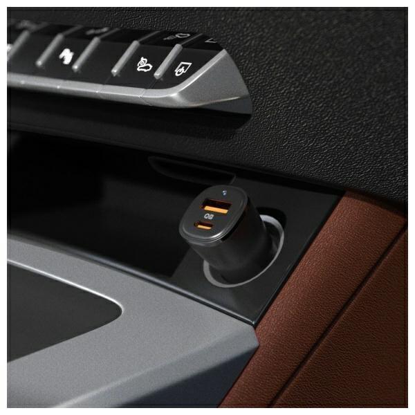 Actual product image Spigen ArcStation Essential EV482 48W Car Charger - Black
