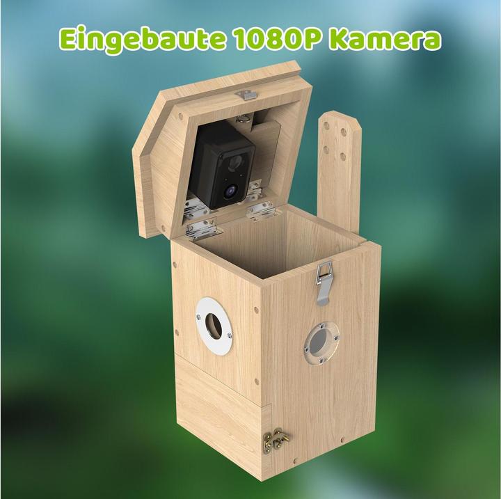 Actual product image Sanilu Clean Sanilu Vogel Nistkasten mit Kamera, Tierart: Vogel, Produkttyp