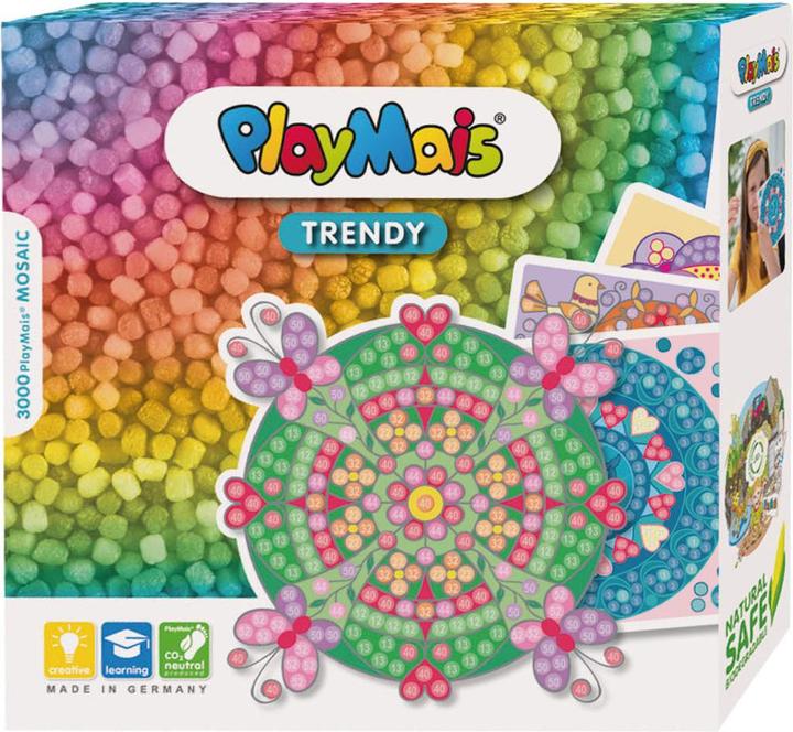 Actual product image PlayMais Trendy Mosaic Mandalas (3,000 pieces)