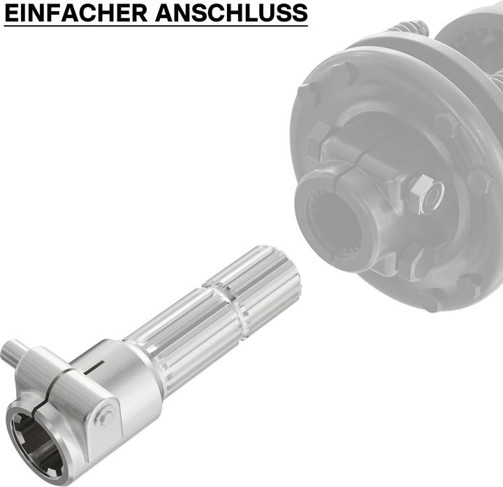 Actual product image Wiltec Adaptor Sleeve for PTO Shaft 175 mm w/ 8-32x38x6 Spline Housing and 1 3/4" 20T Output Shaft Tra (Tractor accessories)
