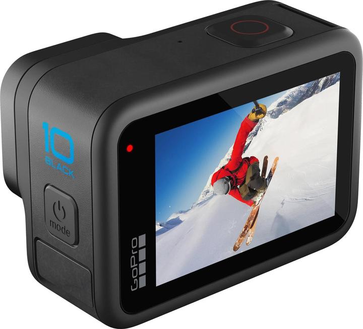 Produktbild GoPro HERO10 Black (inkl. 128 GB MicroSDXC-Karte) (60p, Bluetooth, WLAN)