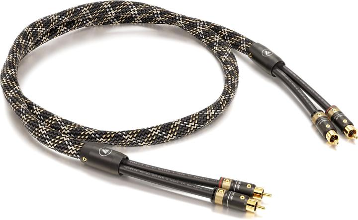 Produktbild ViaBlue NF-S1 ZILVEREN QUATTRO RCA KABEL (Stereo versie) 1 Meter (1 m)