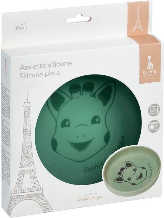 Produktbild Sophie la girafe Kinderteller Silikon Grün