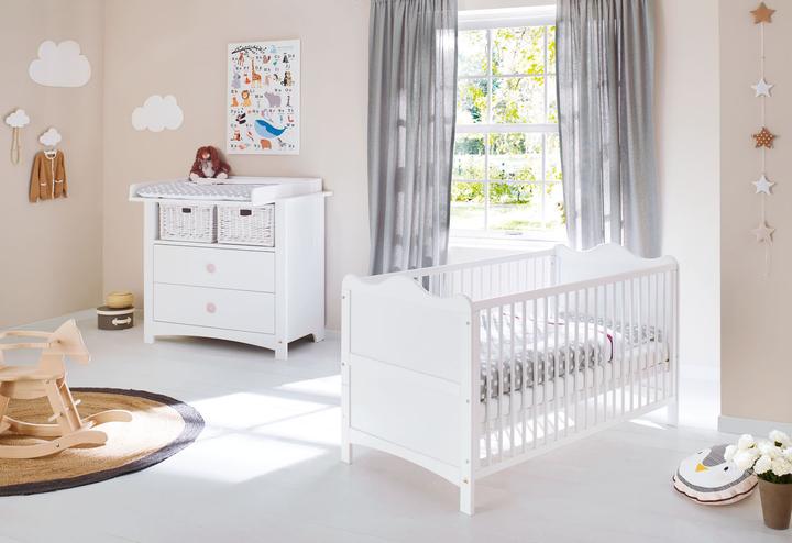 Economy set Florentina wide (Baby cot, Changing unit)