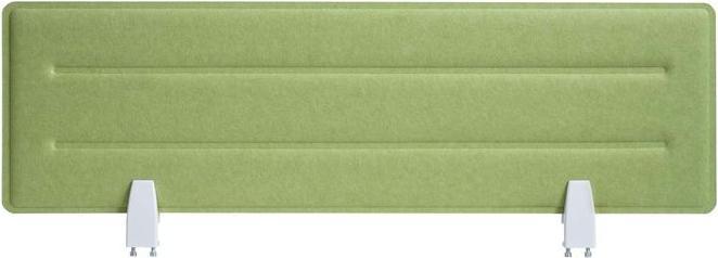 Image du produit Mendler Cloison de table HWC-G76, planche à picots, tissu/textile insonorisant avec gaufrage, 100x30cm vert (100 x 30 cm)