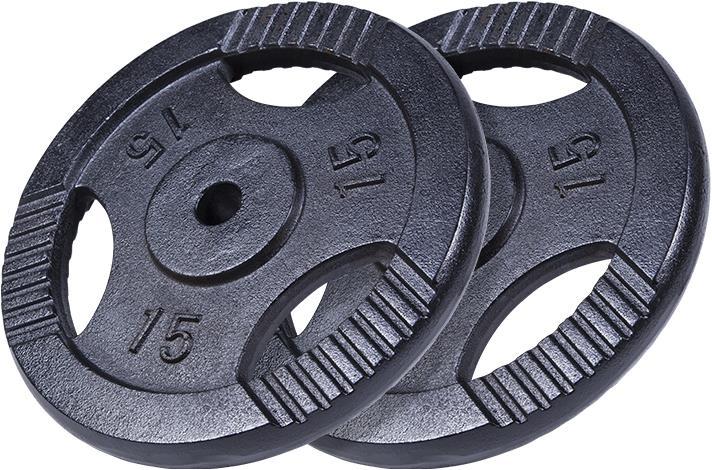 Gorilla Sports Weight plate (2 x 15 kg)