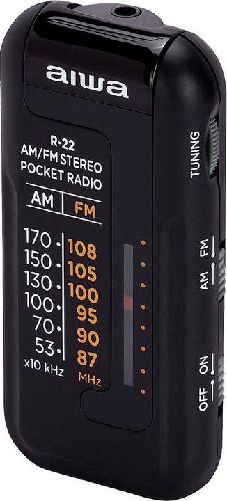 Produktbild Aiwa R-228K Taschenradio AM FM Schwarz (FM, AM)