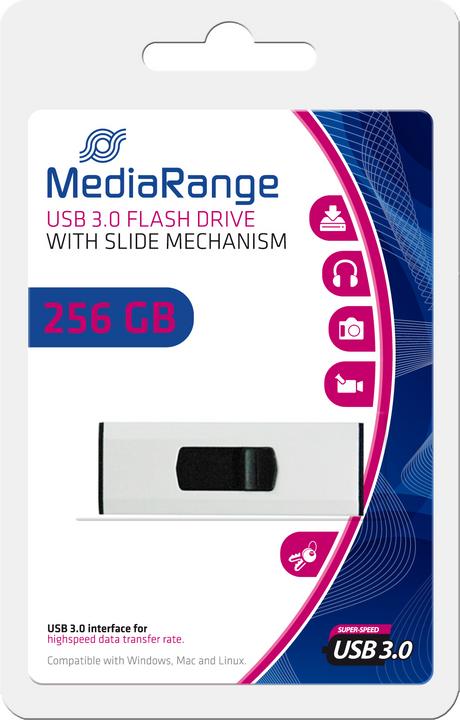 Produktbild MediaRange USB 3.0 Speicherstick (256 GB, USB-A)