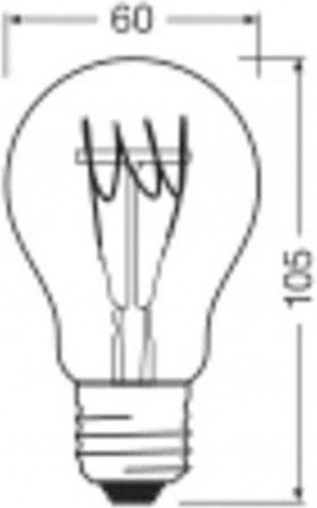Produktbild Ledvance LED-Lampe (E27, 4.80 W, 470 lm, 1 x, F)