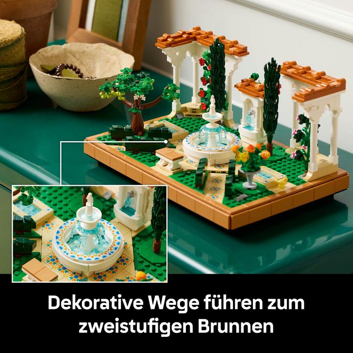 Produktbild LEGO Springbrunnen Garten (10359, LEGO Icons)