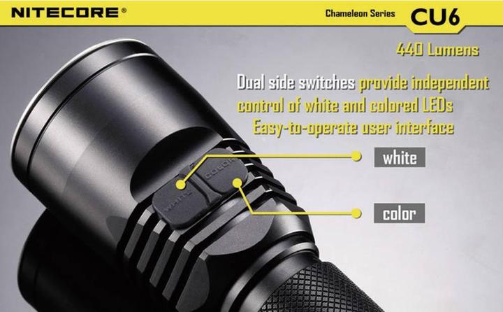Actual product image Nitecore Chameleon CU6 with UV LED (14.30 cm, 440 lm)