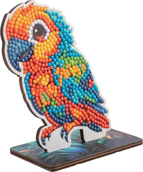 Produktbild Craft Buddy Jungle Papagei, Crystal Art Buddy, ca. 11x8cm