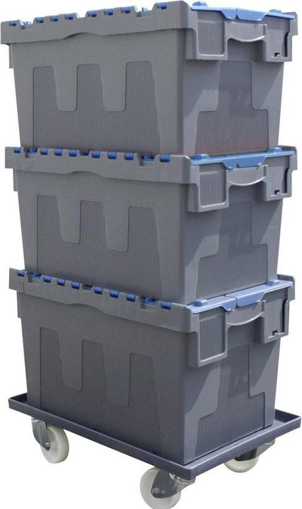 Image du produit Viso Boîte à couvercle rabattable (L x l x H) 600 (600 x 400 x 320 mm, 50 l)