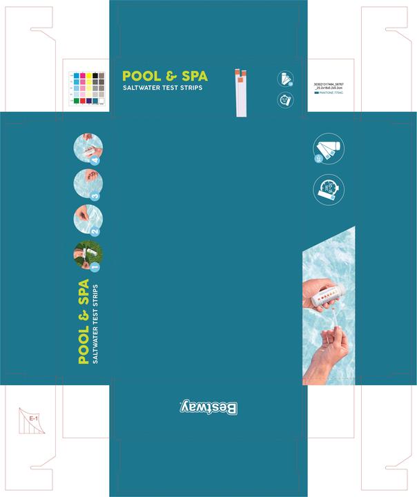 Actual product image Bestway Saltwater test strips (29 g)