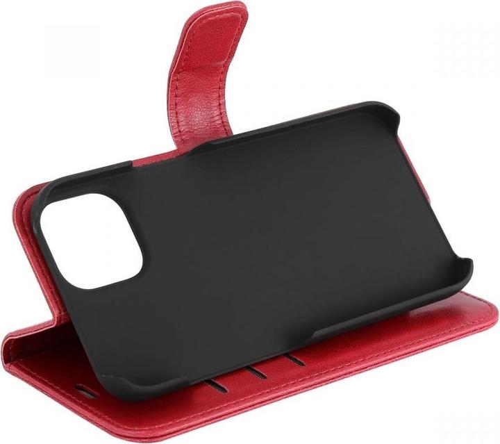 Actual product image Radicover Radiation Protection Wallet Vegan Leather iPhone 14 Flipcover Red (Apple iPhone 14)