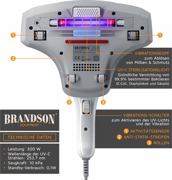Image du produit Brandson Nettoyeur de matelas