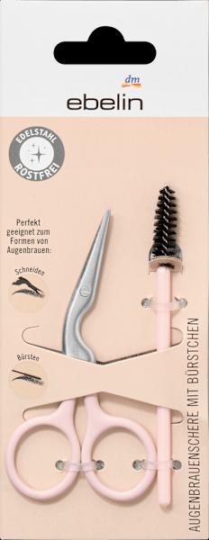 dm ebelin Augenbrauenschere mit Bürstchen