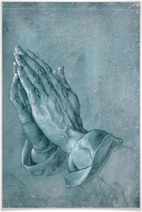 Image du produit Trenddeko Dürer - Étude sur les mains en prière (30 x 45 cm)