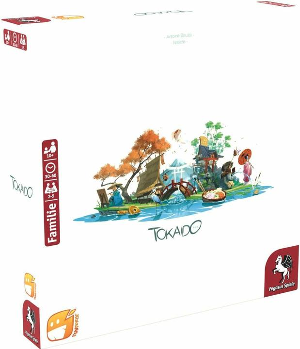 Immagine prodotto Pegasus 57170G - Tokaido - Gioco da tavolo, per 2-5 giocatori dai 10 anni in su (edizione DE) (Tedesco)