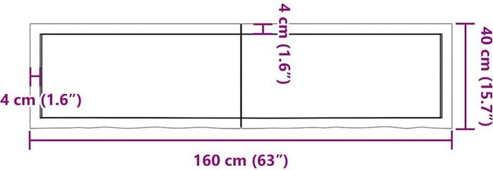 Immagine prodotto VidaXL Saba (160 x 40 x 4 cm)