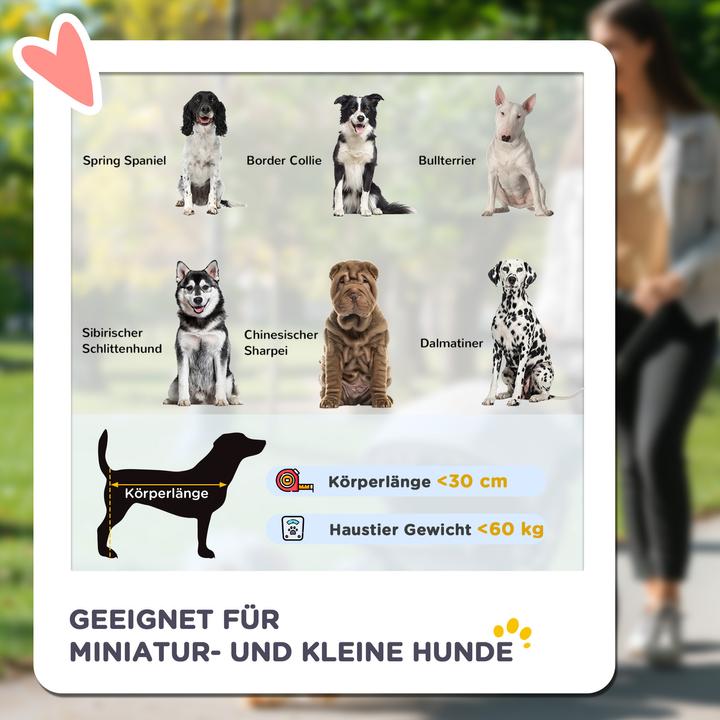 Immagine prodotto PawHut Passeggino per cani con due guinzagli di sicurezza (Cane)