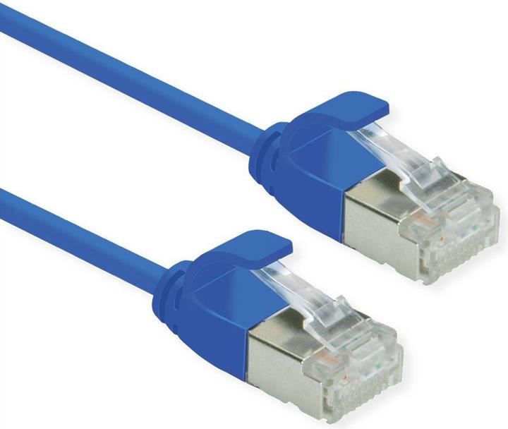 Produktbild Roline U/FTP DataCenter Patchkabel Kat.6A (Class EA), LSOH, slim (U/FTP, CAT6a, 0.15 m)