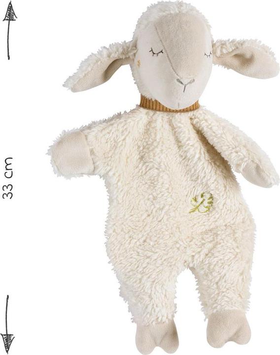 Actual product image Fehn Kasperletheater & Handpuppen Handpuppe / Kuscheltier NATUR - Schaf