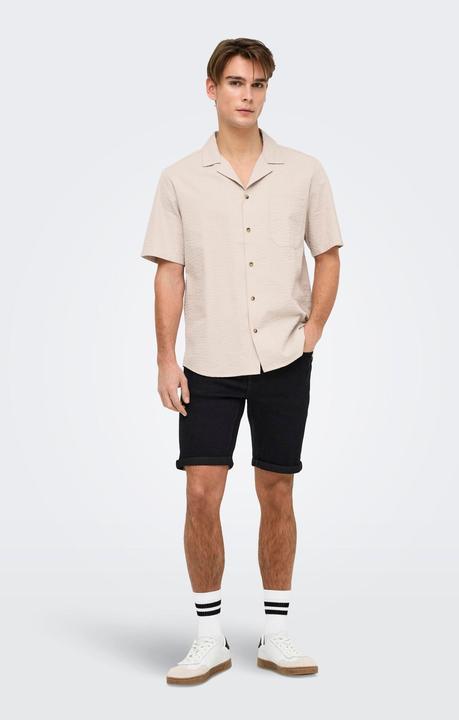 Actual product image Only & Sons ONSPLY Mid Rise Normal geschnitten Shorts Jeans-Shorts (L)