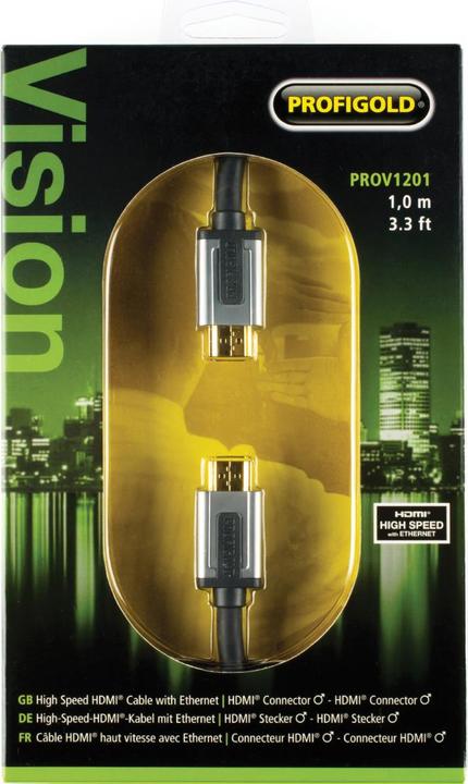 Actual product image Profigold SKY High-Speed HDMI Cable with Ethernet (1 m, HDMI)