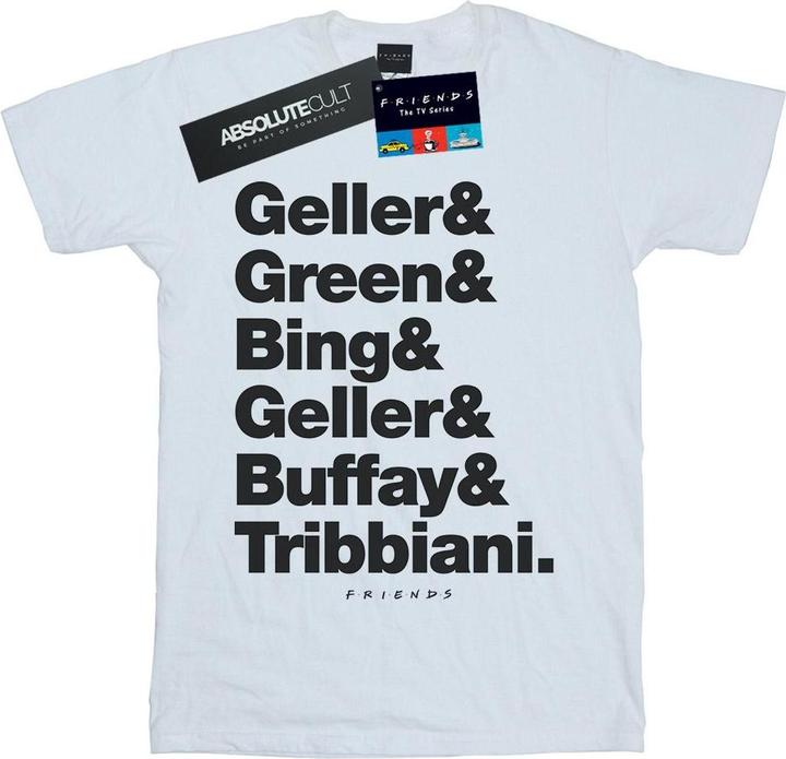 Produktbild Friends Surnames Text TShirt (M)