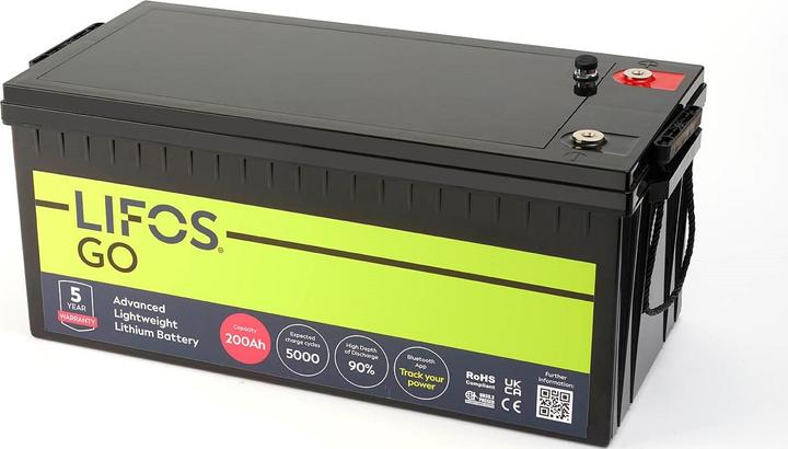 Produktbild Lifos Lithium Batterie LiFePO4 - 12.8V/200Ah (12.80 V, 200 Ah)