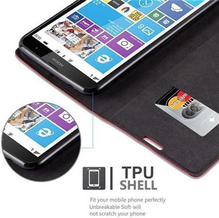 Productafbeelding Cadorabo Boek Onzichtbare Magneethoes (Nokia Lumia 1320)